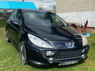 2007 Peugeot 307 I Рестайлинг, чёрный, 380000 рублей, вид 1