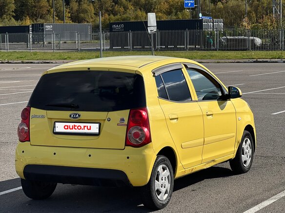 2010 Kia Picanto I Рестайлинг, жёлтый - вид 2