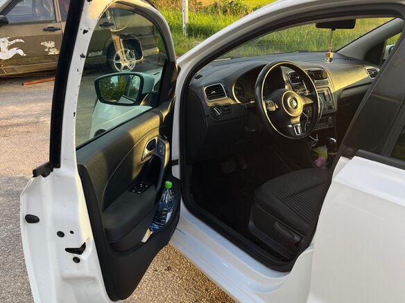 2013 Volkswagen Polo V, белый - вид 7