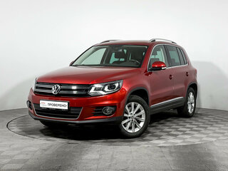 2012 Volkswagen Tiguan I Рестайлинг, красный, 1800000 рублей, вид 1