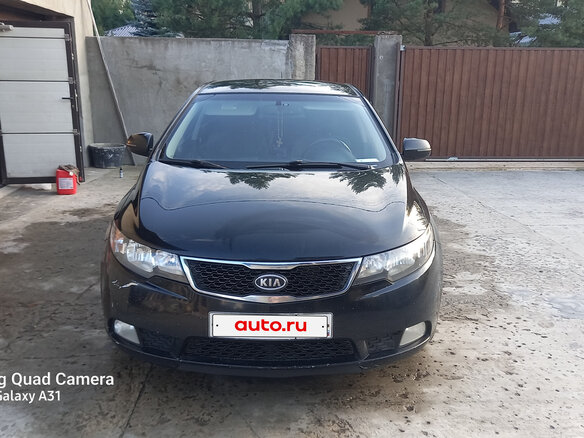 2011 Kia Cerato II, чёрный