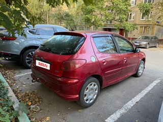 2007 Peugeot 206, красный, 180000 рублей, вид 4