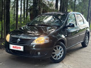 2011 Renault Logan I Рестайлинг, чёрный, 425000 рублей, вид 2