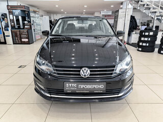 2017 Volkswagen Polo V Рестайлинг, чёрный, 1350000 рублей, вид 2