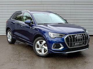 2021 Audi Q3 40 TFSI II (F3), синий, 3425000 рублей, вид 4