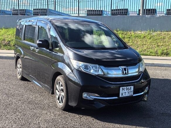 2016 Honda Stepwgn Spada V, чёрный, 1690000 рублей