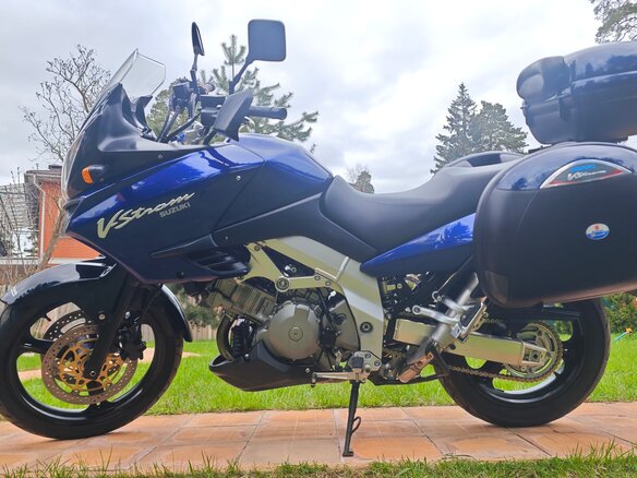 2002 Suzuki V-Strom 1000, синий, 499999 рублей - вид 5