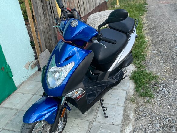 2012 Kymco Agility, синий, 60000 рублей