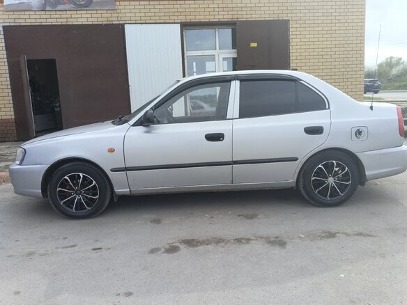 2006 Hyundai Accent ТагАЗ II, серый - вид 4