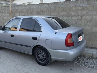 2008 Hyundai Accent ТагАЗ II, серебристый, 385000 рублей, вид 4