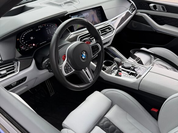 2020 BMW X5 M Competition III (F95), синий - вид 5