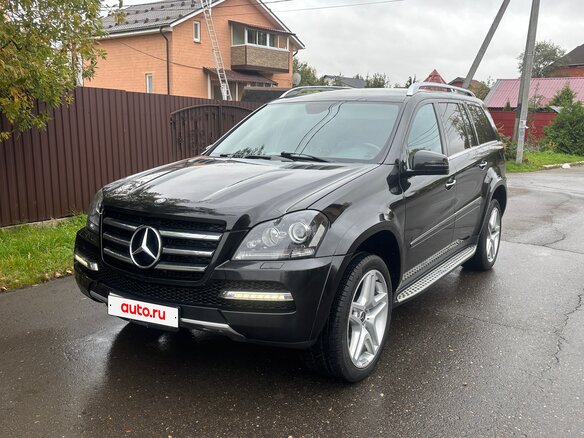 2012 Mercedes-Benz GL-Класс 350 I (X164) Рестайлинг, чёрный