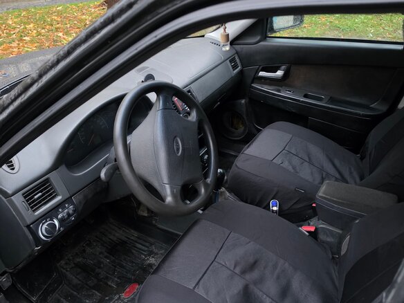 2008 Lada (ВАЗ) Priora I, чёрный, 150000 рублей - вид 6