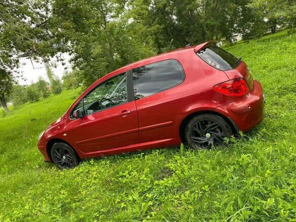 2006 Peugeot 307 I Рестайлинг, красный, 300000 рублей - вид 1