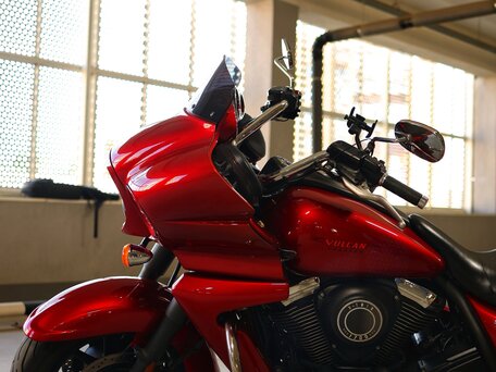 2010 Kawasaki VN1700 Vulcan, красный, 830000 рублей, вид 5