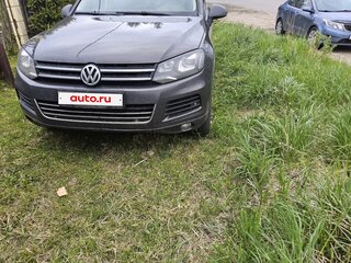 2012 Volkswagen Touareg II, чёрный, 1560000 рублей, вид 1