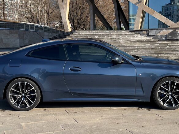 2021 BMW 4 серии 420d G22, G23, G26, синий - вид 4