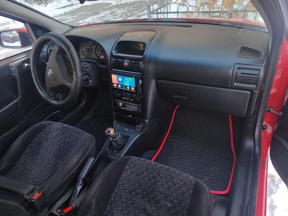 2000 Opel Astra G, красный, 215000 рублей - вид 10
