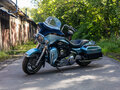 2007 Harley-Davidson Electra Glide, голубой, 750000 рублей