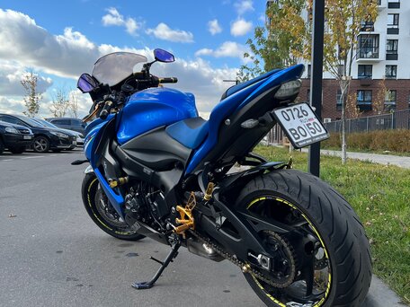 2015 Suzuki GSX-S 1000 F, синий, 800000 рублей, вид 3