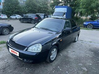 2008 Lada (ВАЗ) Priora I, чёрный, 275000 рублей, вид 1