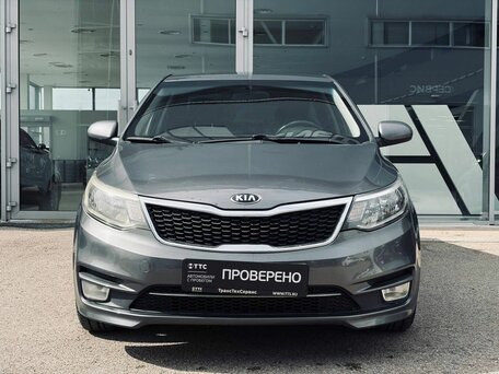 2016 Kia Rio III Рестайлинг, серый, 1060000 рублей, вид 2