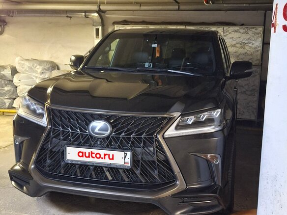 2020 Lexus LX 450d III Рестайлинг 2, чёрный, 7800000 рублей - вид 1