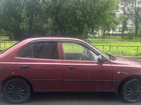 2008 Hyundai Accent ТагАЗ II, красный, 330000 рублей, вид 2