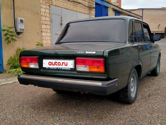 2005 Lada (ВАЗ) 2107, зелёный, 267000 рублей - вид 4