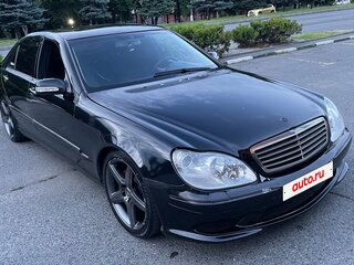 2002 Mercedes-Benz S-Класс 500 Long IV (W220), чёрный, 600000 рублей, вид 4