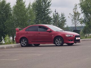 2008 Mitsubishi Lancer X, красный, 610000 рублей, вид 2
