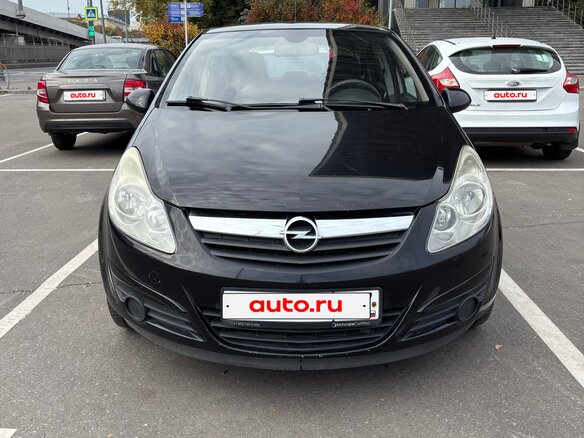 2008 Opel Corsa D, чёрный, 495000 рублей - вид 1