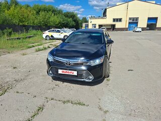 2017 Toyota Camry VII (XV50) Рестайлинг, чёрный, 2129000 рублей, вид 2