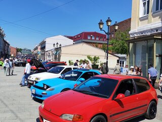 1991 Honda Civic V, красный, 460000 рублей, вид 3