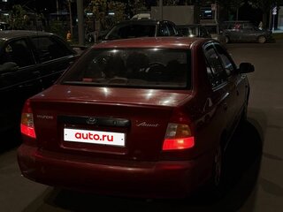 2003 Hyundai Accent ТагАЗ II, красный, 215000 рублей, вид 1