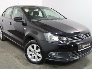 2012 Volkswagen Polo V, чёрный, 899000 рублей, вид 1