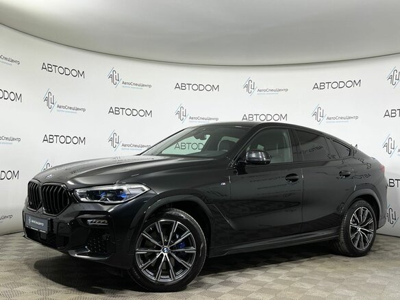2021 BMW X6 30d III (G06), чёрный