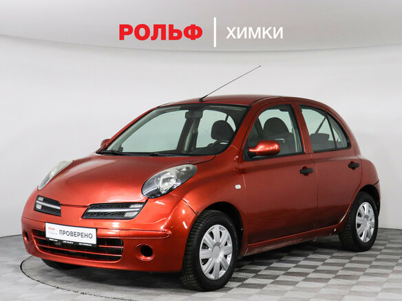 2005 Nissan Micra III (K12), красный