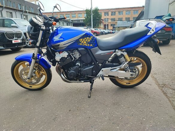 2004 Honda CB 400 Super Four, синий, 299000 рублей - вид 5