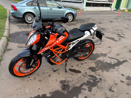 2019 KTM 390 Duke, оранжевый, 470000 рублей, вид 1