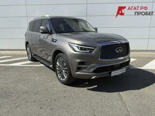 2018 Infiniti QX80 I Рестайлинг 2, серый, 3550000 рублей, вид 3