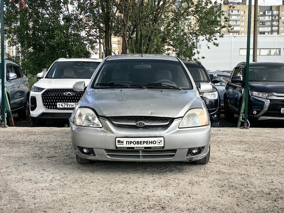 2003 Kia Rio I Рестайлинг, серебристый - вид 2