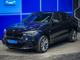 2019 BMW X6 40d II (F16), синий, 6100000 рублей, вид 2