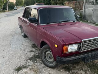 2003 Lada (ВАЗ) 2107, красный, 120000 рублей, вид 2