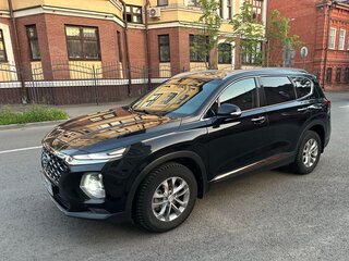 2019 Hyundai Santa Fe IV, чёрный, 2799000 рублей, вид 1