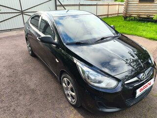 2011 Hyundai Solaris I, чёрный, 950000 рублей, вид 1