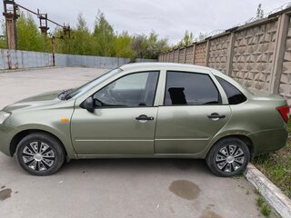 2013 Lada (ВАЗ) Granta I, зелёный, 345000 рублей, вид 4