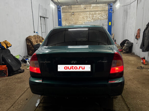 2001 Hyundai Accent ТагАЗ II, зелёный - вид 9