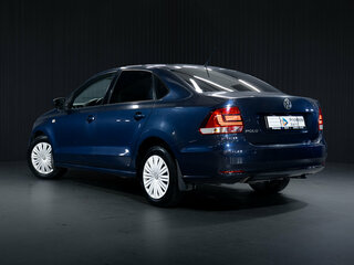 2016 Volkswagen Polo V Рестайлинг, синий, 1030000 рублей, вид 5