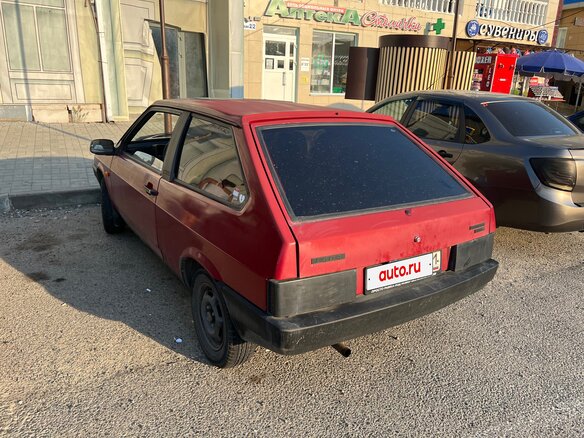 1990 Lada (ВАЗ) 2108, красный, 149000 рублей - вид 2